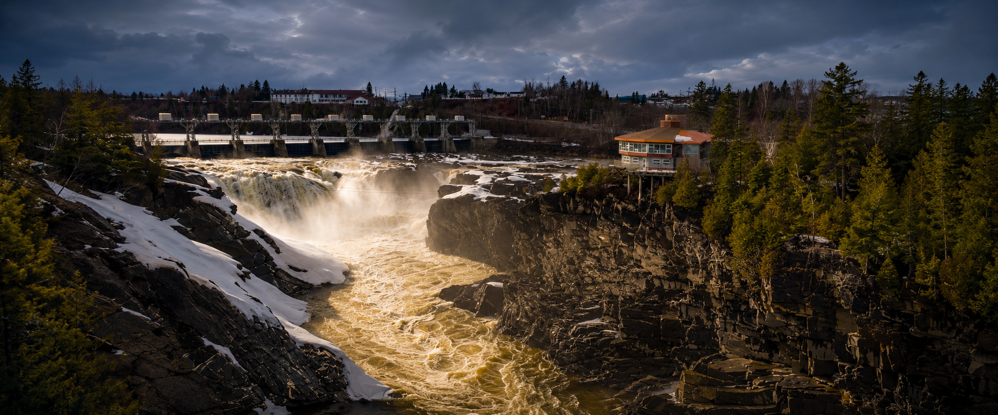 The gorge at Grand Falls, New Brunswick